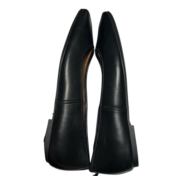 VIONIC Orinda Skimmers Black Leather Ballet Flats Slip On Shoes Woman's 8.5 - Picture 5 of 10